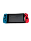 Pre-owned Nintendo Switch Console (HAC-001-01) (Some cosmetic scratches, missing stand).