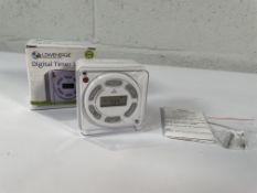 Thirty Eight LowEnergie12V DC Digital 7 Day Programmable Timer Switches.