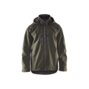 Blaklader 4890 Lightweight Lined Shell Jacket - Dark Olive Green/Black - M.