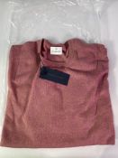 Kingsman Cashmere and Linen-Blend Sweater - Pink - S.