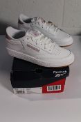 Reebox Club C 85 Pink/White Trainers UK 4, Box damaged.