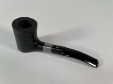 Ashton Ebony XXX with Silver Band Tobacco Pipe.