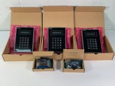 Pacom lot to include 3x Keypads (TC: 8101AR-001-UL), 1x Four-Output Expansion Module (8203R-001-UL)