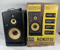 Pre-owned KRK Rokit RP10-3 G3 Single Active Studio Monitor with some cosmetic damage.
