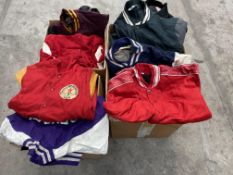 Twenty five pre-owned Vintage Baseball Style Jackets in various styles and sizes.
