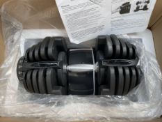 As new Braingain 40kg Adjustable Dumbbell.