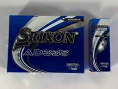 Twenty four packs of as new Srixon AD333 Golf Balls, pure white with 