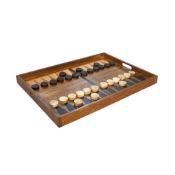 Bluebone Backgammon Ottoman Tray CHESS05 (stock image).