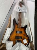 Ibanez SR370EF Fretless Bass Guitar Brown Burst - New (box damaged).