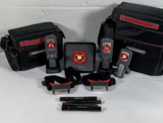 Pre-owned Scangrip items including Multimatch R, 2x Sun Match 3 Hand Torch, 2x Headtorch, 4x LED Mat