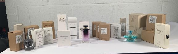 Twenty assorted tester perfume/eau de toilette (some slightly used) to include Brittany Spears Fanta