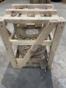 Carved Wood Parasol Base - As New (may have cracks or defects - these are only aesthetic flaws).