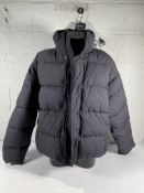 As New Balenciaga Puffer Jacket - Black - Size 48 IT - Certificate of Authenticity on Request.