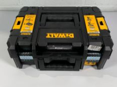 Four as new Dewalt Tool Storage Boxes (DCK266P2T).