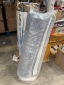As new MATERASSI E DOGHE mattress (size unknown) box damaged.