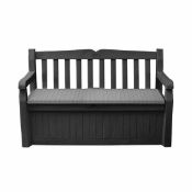 Keter Eden Storage Bench Anthracite 265L (stock image).