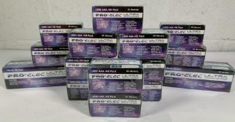A large quantity of as new Pro-Elec Ultra Batteries, approximately three hundred and twenty LR03-AAA