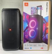 As new JBL PartyBox 310 Wireless Bluetooth Party Speaker with Built-in Dynamic Lighting, Powerful Ba