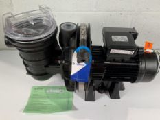 Pentair LA Sta-Rite Swimming Pool Filtration Pump, 1.5 HP with Manual, Checklist, Untested, outer bo