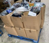 A pallet of miscellaneous items to include beauty, stationery and homewares.