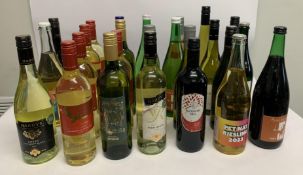 Twenty five assorted Sample and Low Value Wines.