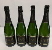 Four Paul Charpentier JVP Vertus Premier Cru, Brut Champagne 4 x 750ml.