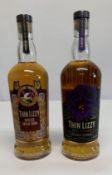 Thin Lizzy Spiced Irish Rum 700ml, Thin Lizzy Double Charred Irish Whiskey 700ml.