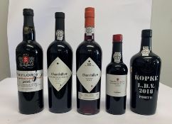 Churchills LBV 2019 Port 750ml, Churchills Aged 10 Year Tawny Port 750ml, Churchills Quinta Da Grich