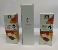 Two Toki Suntory Japanese Whisky 2 x 700ml, Kubota Daiginjo Sake 700ml.