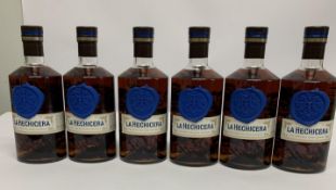 Six La Hechicera Fine Aged Rum From Colombia 6 x 700ml.