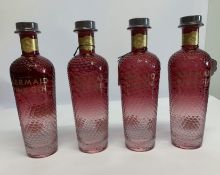 Four Mermaid Pink Gins 4 x 700ml.