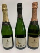 Three Roebuck Estate Product of England Sparkling Wines to include Classic Curvee 2018 - 750ml, 2020