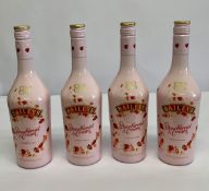 Four Baileys Strawberry & Cream Limited Edition Irish Cream Liqueur, EXP 09/2025 4 x 700ml.