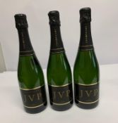 Three Paul Charpentier JVP Vertus Premier Cru, Brut Champagne 3 x 750ml.