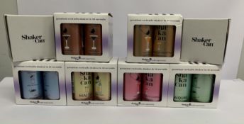 Six boxes of Shaka Can Cocktails to include 4 x Mai Tai, 4 x Daiquiri, 4 x Grapefruit Cosmo, 4 x Esp