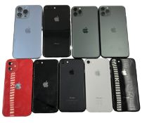Assorted pre-owned Apple iPhones (iCloud account clear, sold as seen).