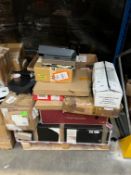Pallet of assorted new & pre-owned IT & related items (Sold as seen).