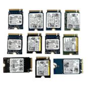 Assorted pre-owned SSD's (Data wiped).