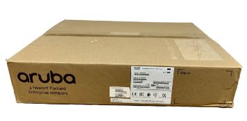 As new HPE Aruba 2930F 48G PoE+ Switch with 4 SFP+ Ports (P/N: JL256-61002) (Box opened).