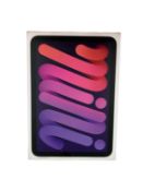 Pre-owned iPad mini 6th Gen (Wi-Fi+Cell/A2568) 64GB in Purple (Remote management locked, sold for pa