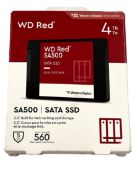 As new WD Red SA500 4TB SATA III SSD (EAN: 718037903620) (Box sealed).