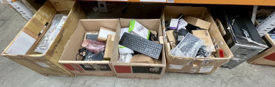 Assorted new & pre-owned IT and Electrical items (Sold as seen).