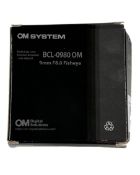 As new OM System BCL-0980 9mm f/8 Fisheye Cap Lens for Micro Four Thirds Cameras (Box sealed).