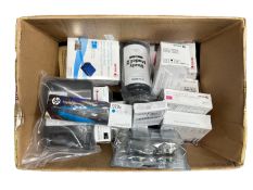 Assorted printer cartridges & related items (Sold as seen).