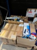 Pallet of assorted as printer cartridges & related (Sold as seen).