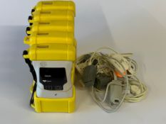 Five pre-owned BCI 3301 Handheld Pulse Oximeters with Finger Probe.
