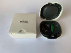 Oticon OPN Play 1 BTE PP (REF: 213023) Brown. As new (1 Hearing Aid included)
