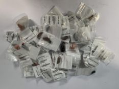 Fifty Assorted Hearing Aids, Brand and Model Varies. Untested and Pre-owned.