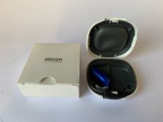 Oticon Xceed Play 1 BTE UP (REF: 214281) Blue. As new (1 Hearing Aid included)