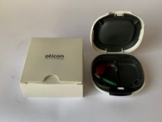 Oticon OPN Play 1 BTE PP (REF: 213029) Red Tar. As new (1 Hearing Aid included)